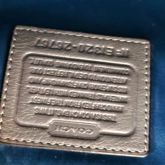 Euc Coach Signature Black Shoulder Bag Purse - Picture 13 of 13